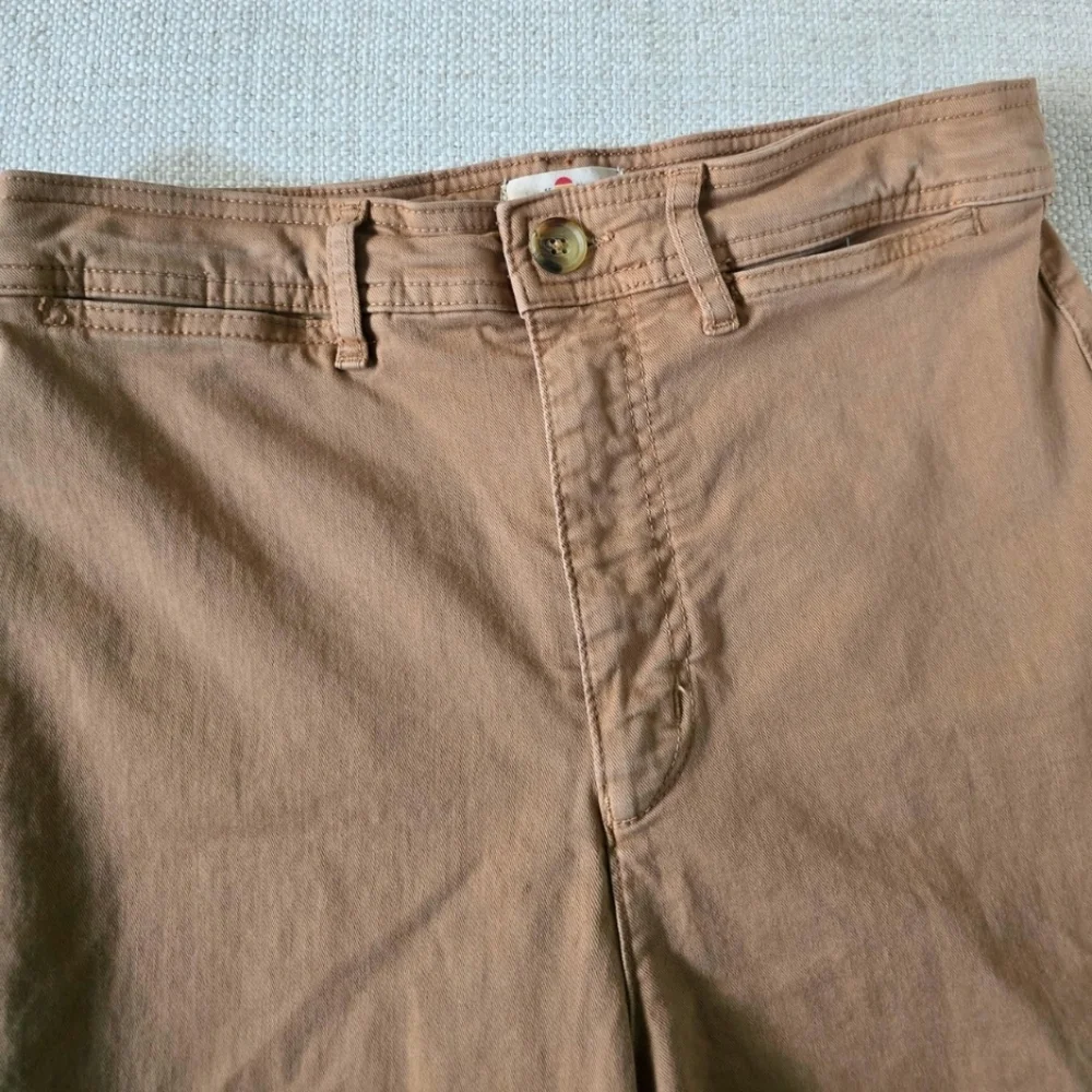 MARINE LAYER Bridget Full Length Pant Tobacco Women's 10 Raw Hem - Picture 9 of 13